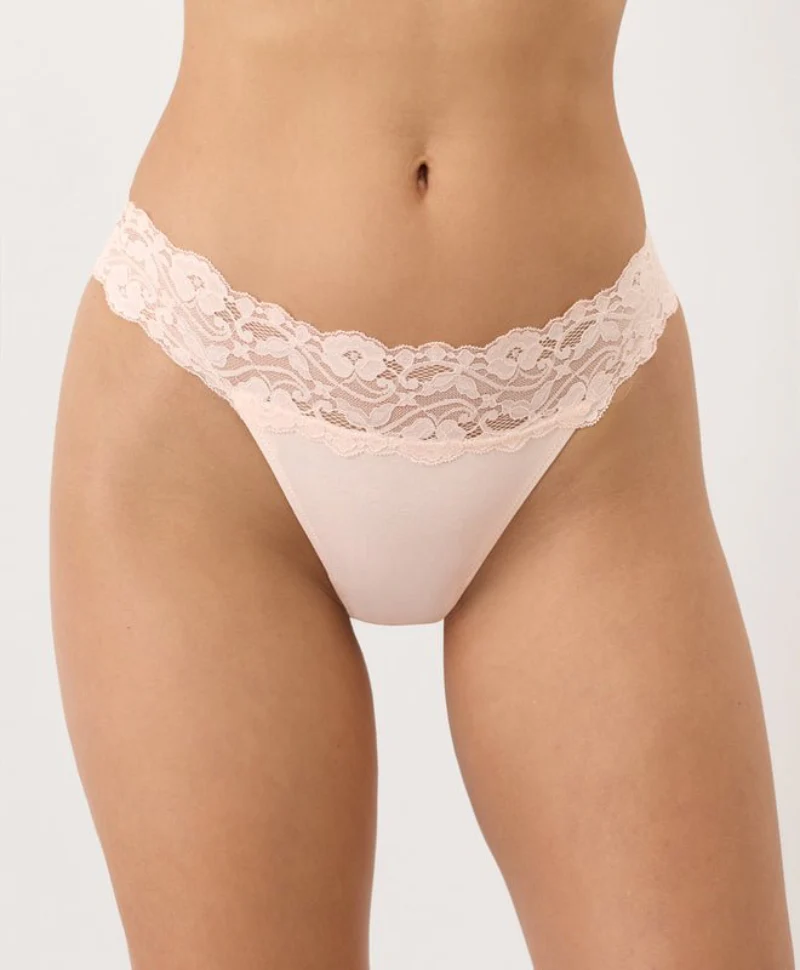 Organic Lace Waist Thong - Image 16