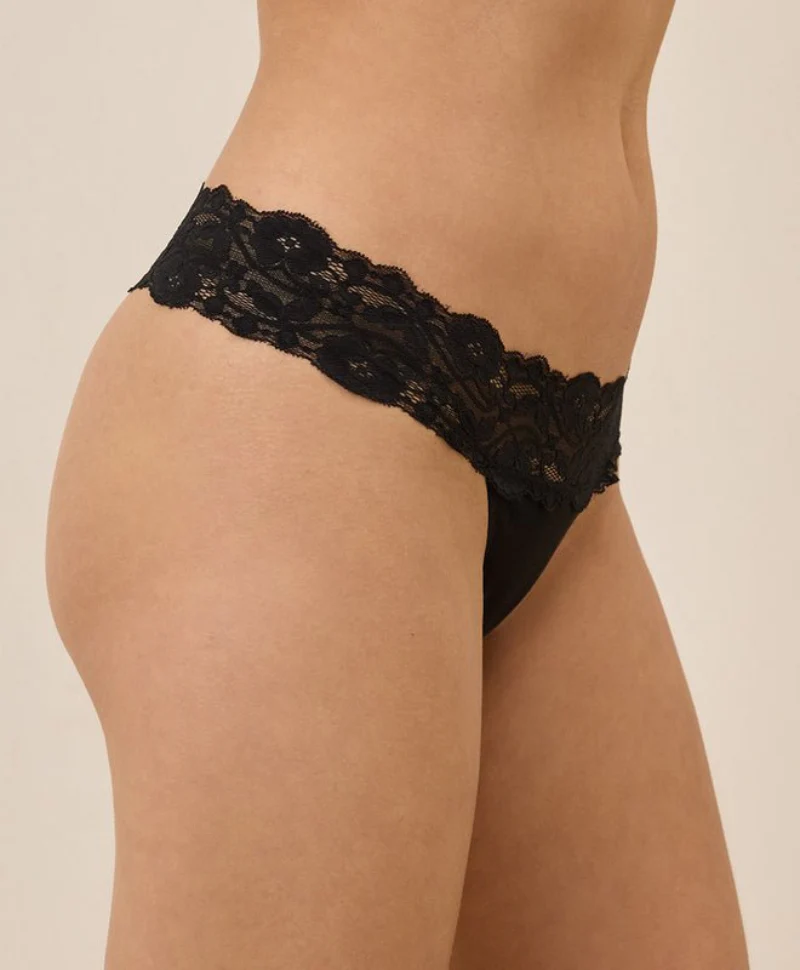 Organic Lace Waist Thong - Image 6