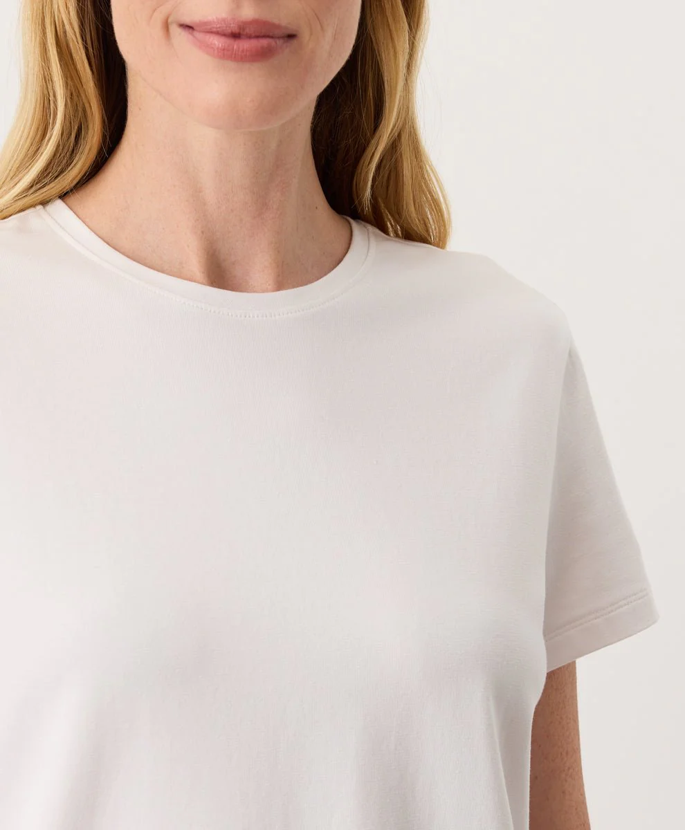 Organic Luxe Essential Crewneck Tee - Image 10
