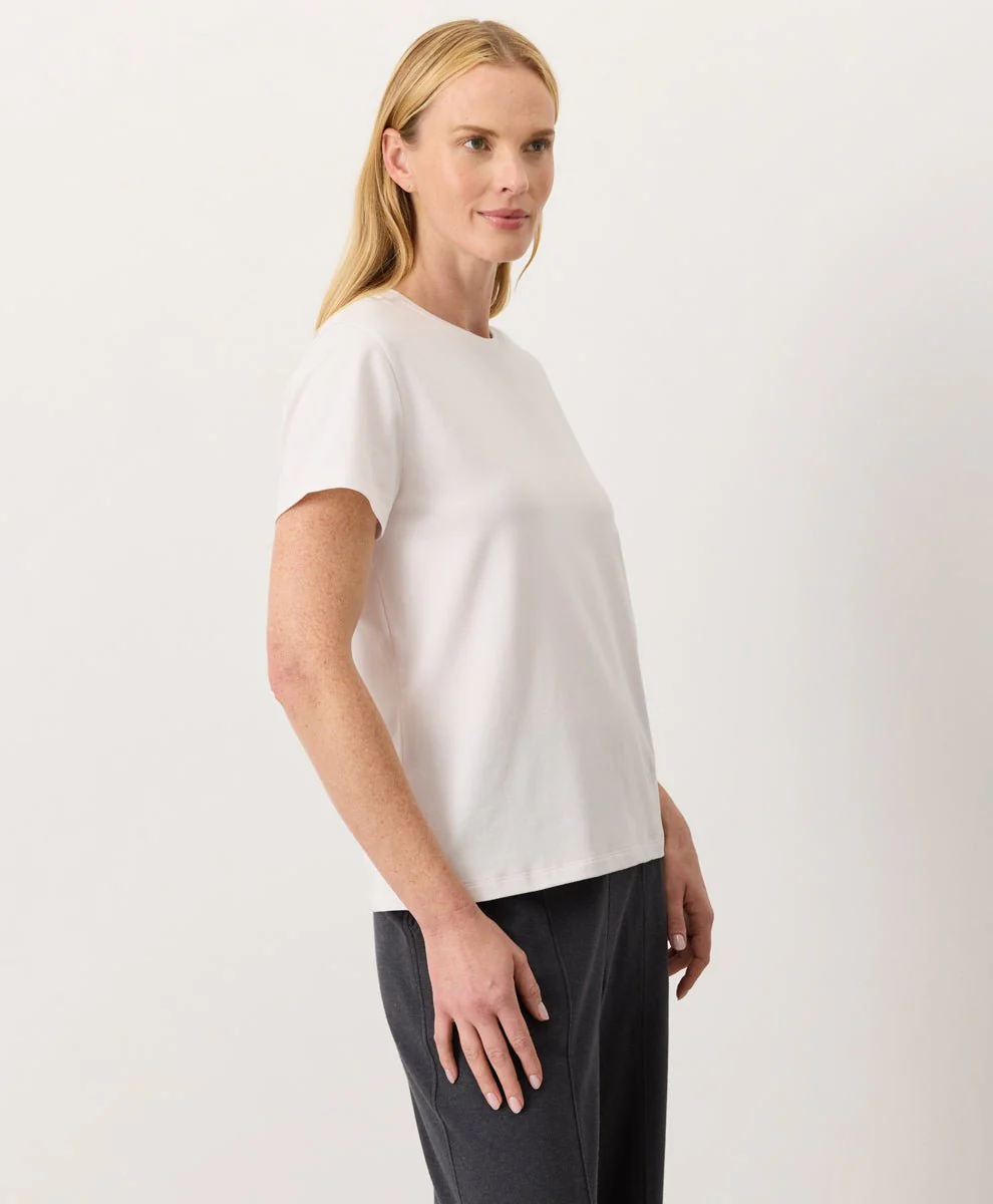 Organic Luxe Essential Crewneck Tee - Image 12