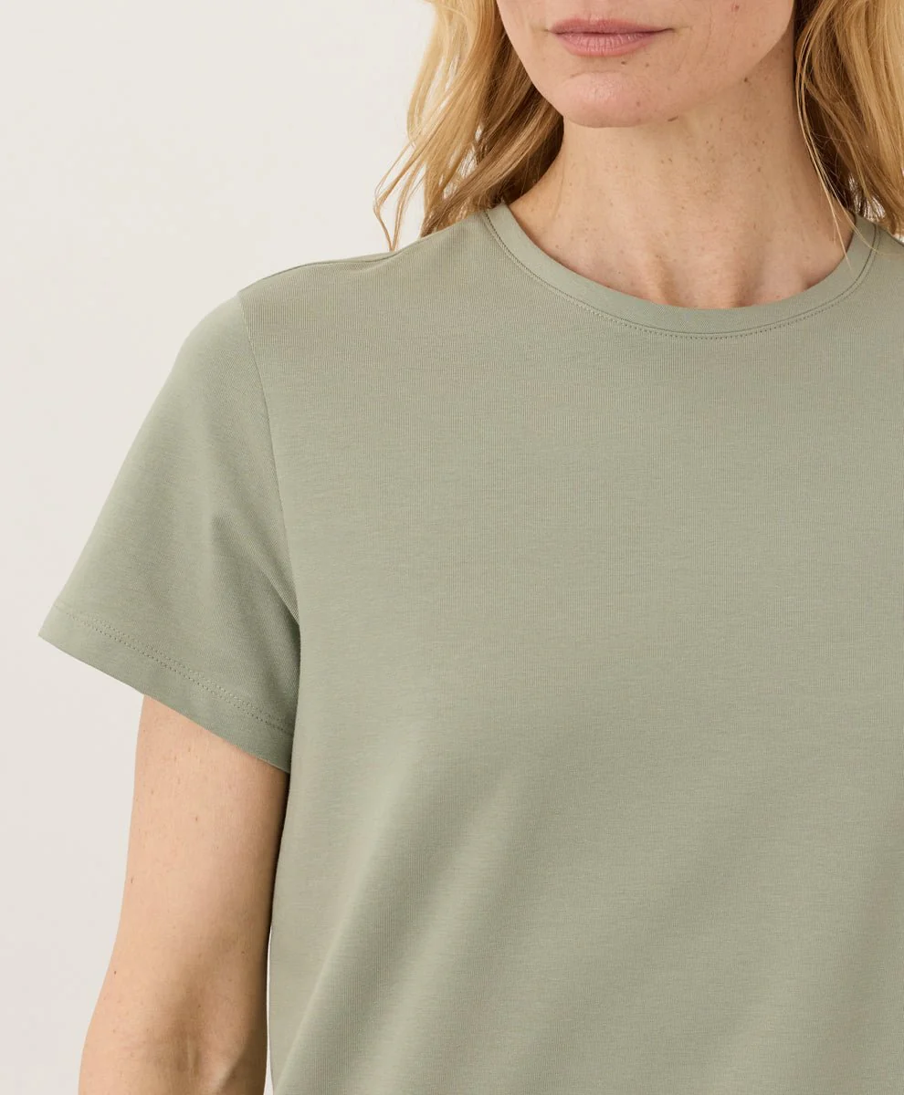 Organic Luxe Essential Crewneck Tee - Image 14