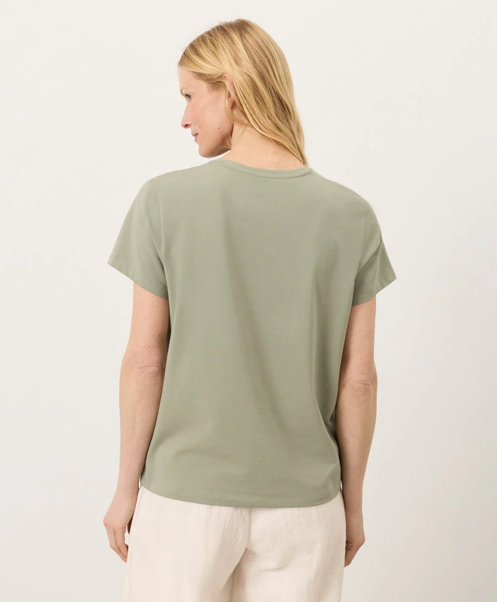 Organic Luxe Essential Crewneck Tee - Image 15