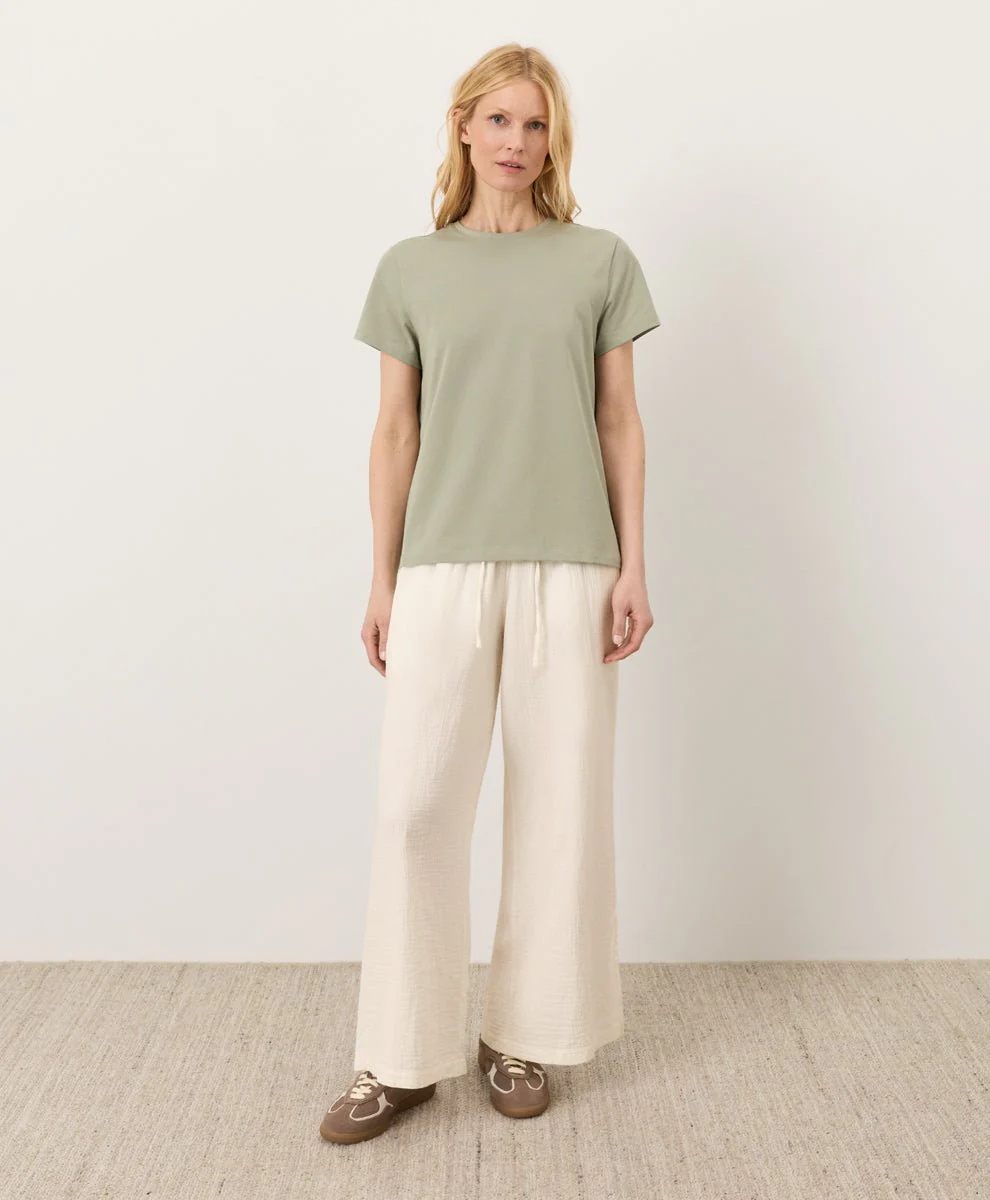 Organic Luxe Essential Crewneck Tee - Image 16