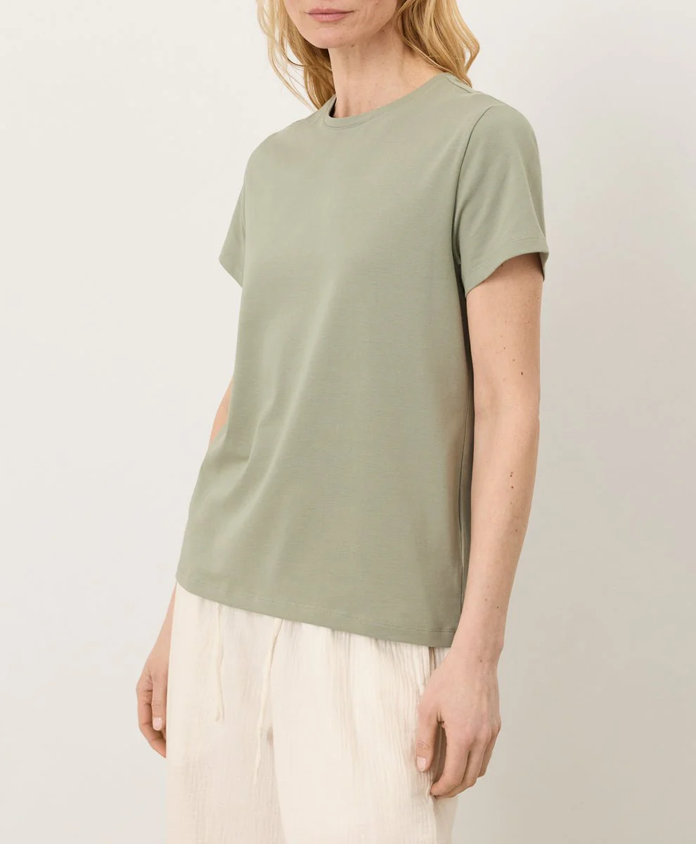 Organic Luxe Essential Crewneck Tee - Image 17