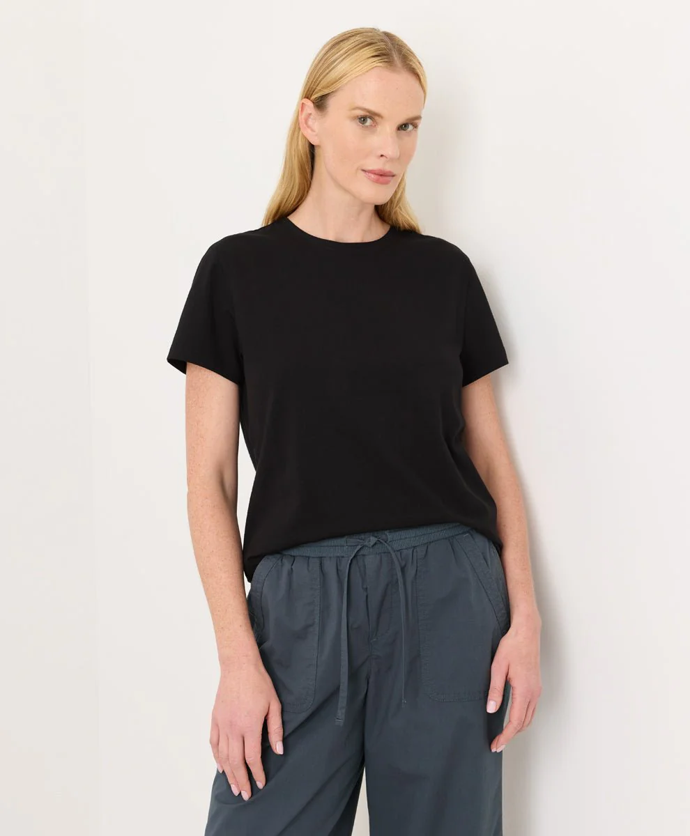 Organic Luxe Essential Crewneck Tee - Image 2