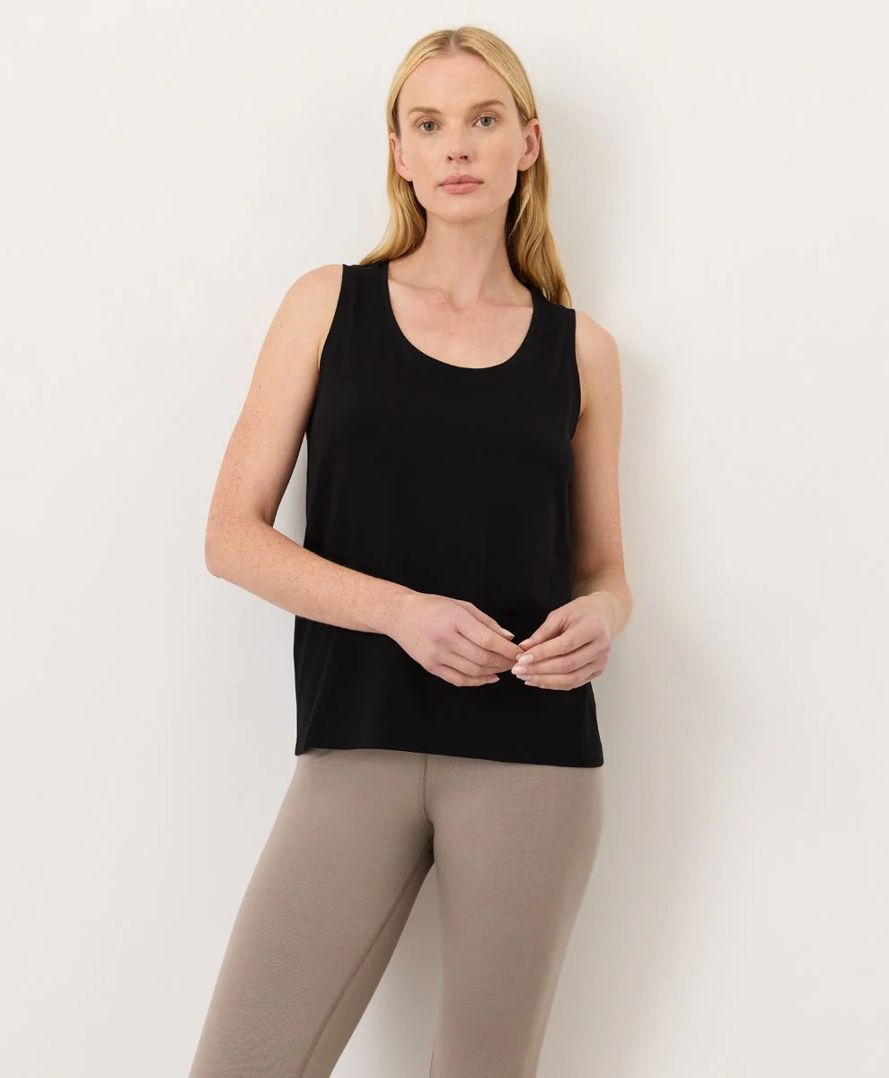 Organic Luxe Essential Scoop Neck Tank - Image 3