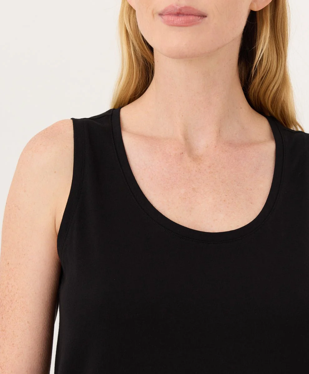 Organic Luxe Essential Scoop Neck Tank - Image 4