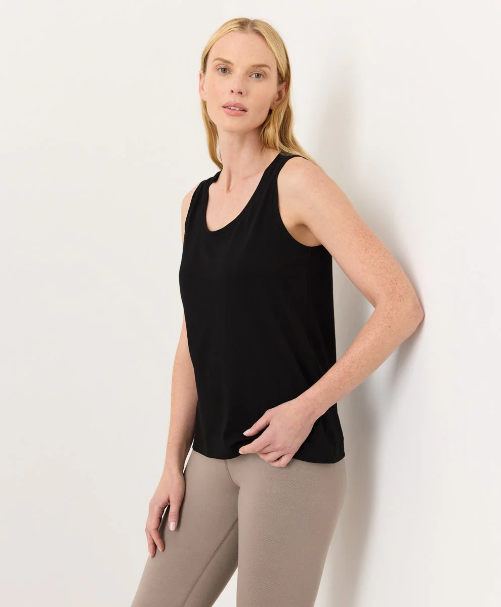 Organic Luxe Essential Scoop Neck Tank - Image 6