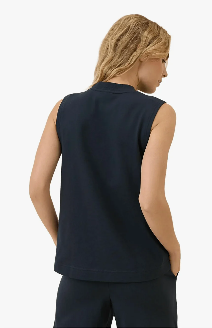 Women’s Organic Airplane Mock Neck Shell - Image 10