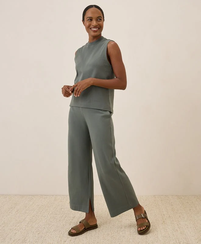 Women’s Organic Airplane Mock Neck Shell - Image 7
