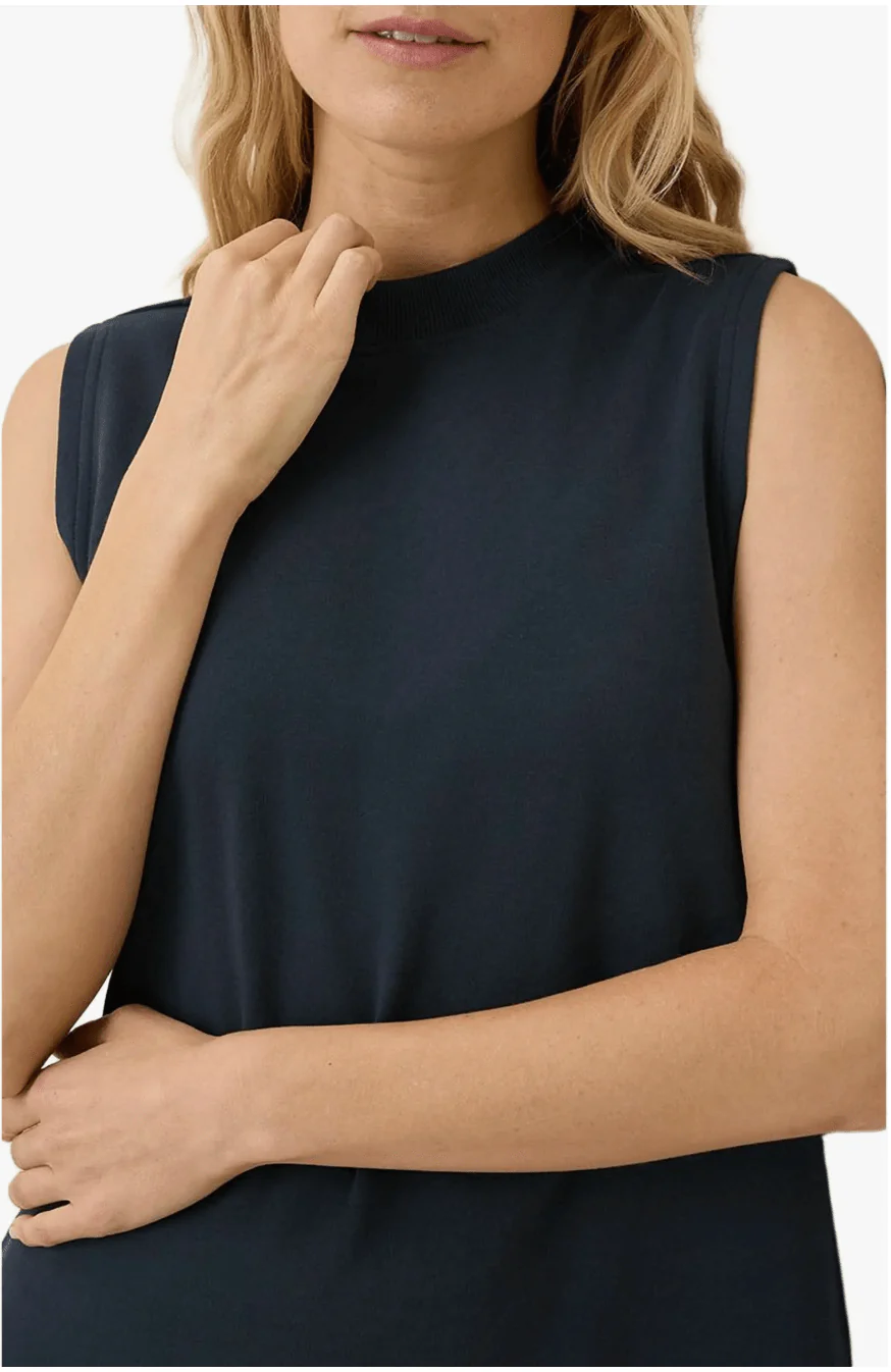 Women’s Organic Airplane Mock Neck Shell - Image 9