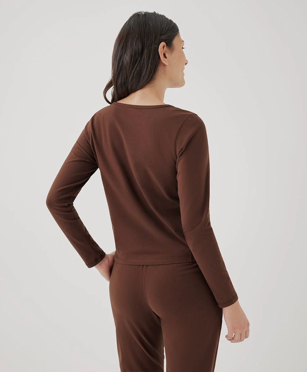 Women’s Organic Avenue Slim Long Sleeve Top - Image 10