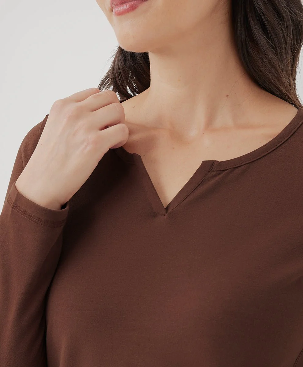 Women’s Organic Avenue Slim Long Sleeve Top - Image 9