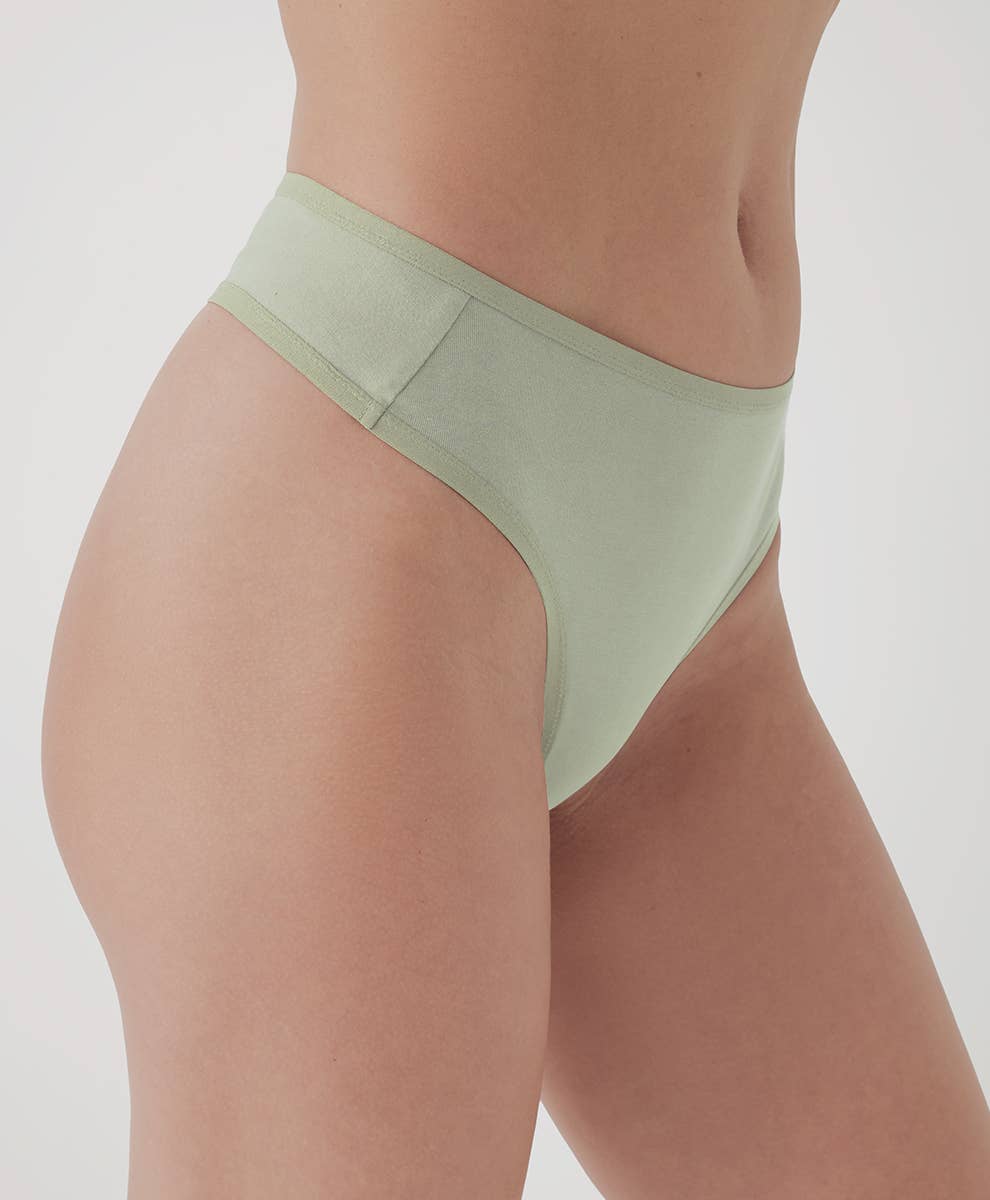 Women’s Organic Everyday High Rise Thong - Image 10