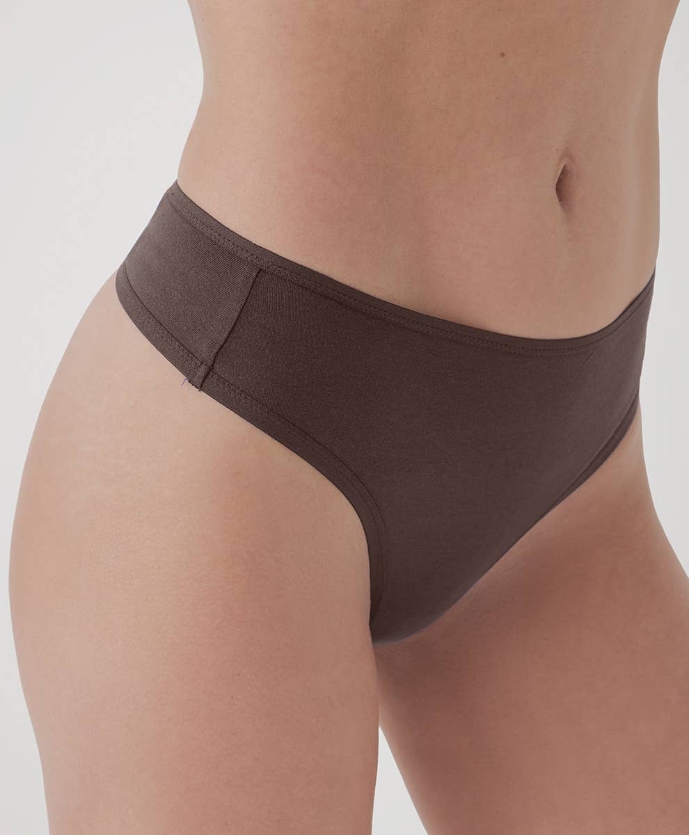 Women’s Organic Everyday High Rise Thong - Image 12