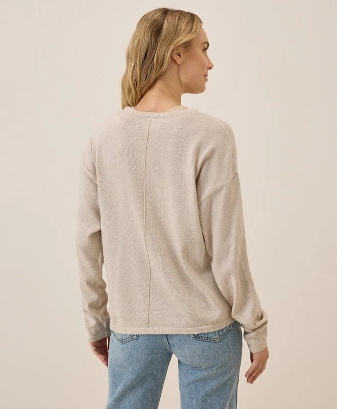 Women's Organic Classic Fine Knit Relaxed Sweater - Image 10