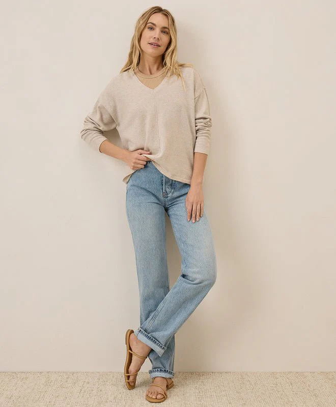 Women's Organic Classic Fine Knit Relaxed Sweater - Image 8