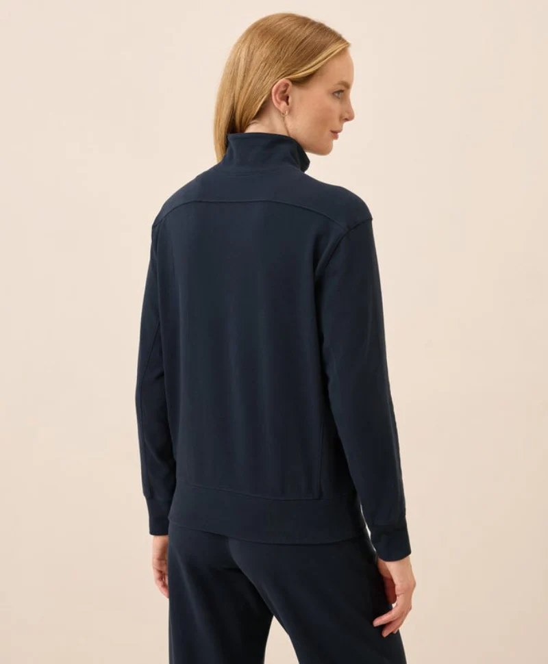 Women's Organic CloudKnit Half Zip - Image 12