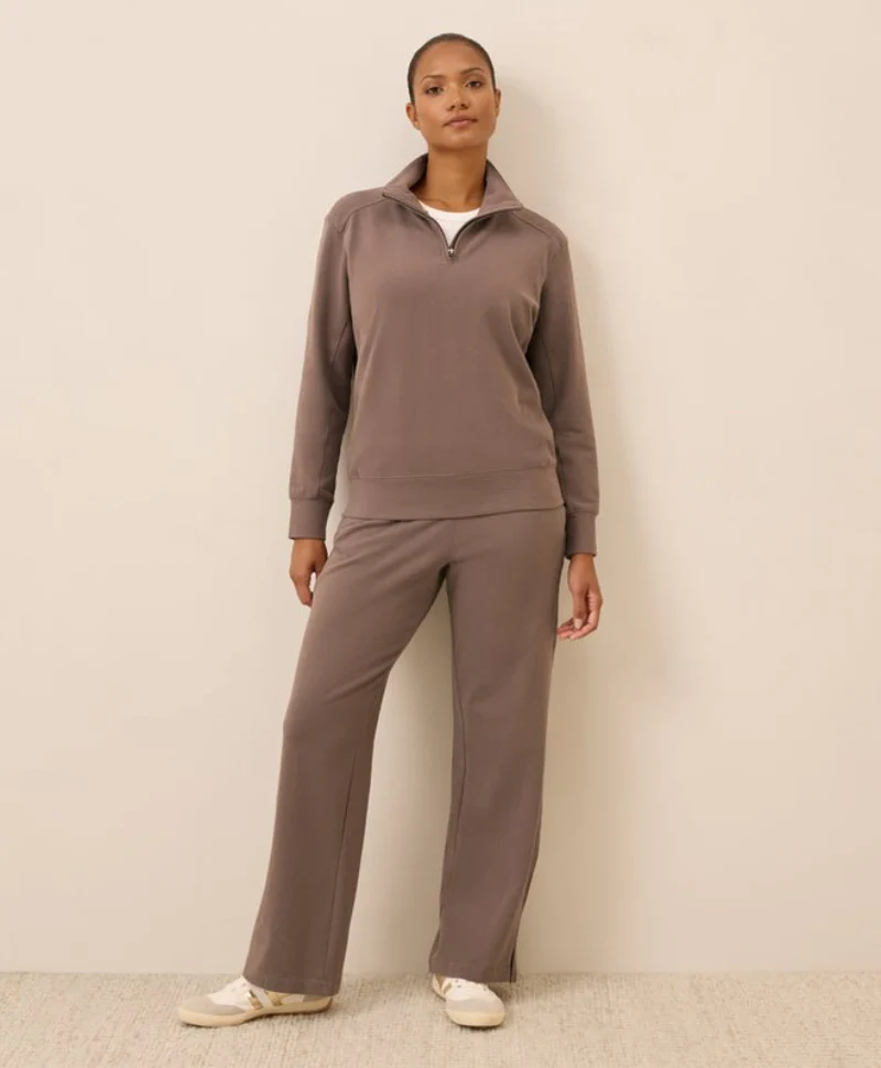 Women's Organic CloudKnit Half Zip - Image 6