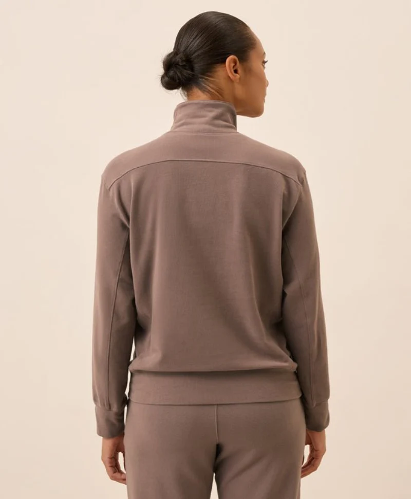 Women's Organic CloudKnit Half Zip - Image 8