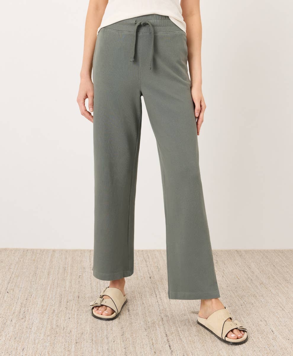 Women's Organic CloudKnit Wide Leg Pant - Image 2