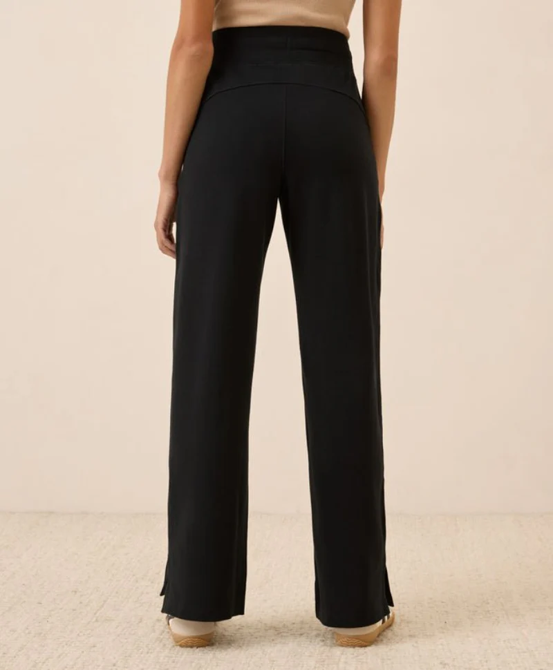 Women's Organic CloudKnit Wide Leg Pant - Image 5