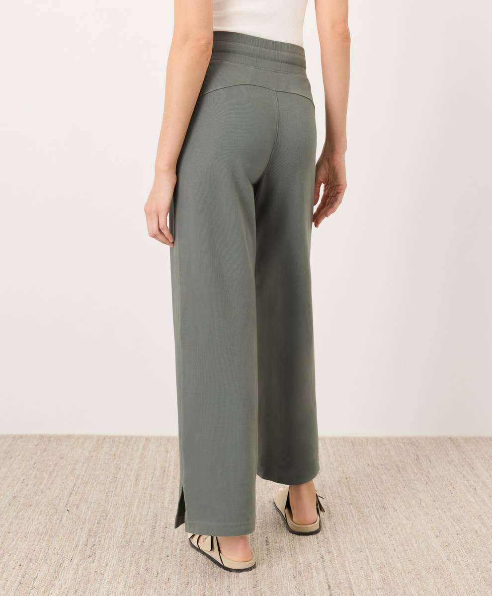 Women's Organic CloudKnit Wide Leg Pant - Image 6
