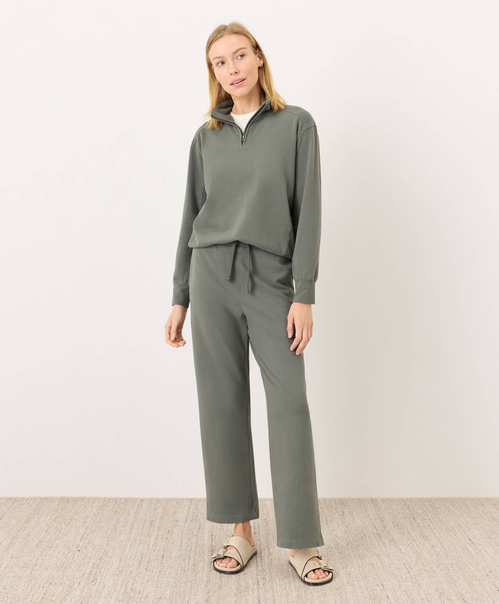 Women's Organic CloudKnit Wide Leg Pant - Image 7