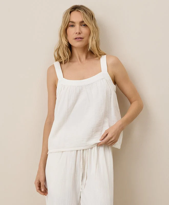 Women's Organic Coastal Double Gauze Breezy Cami - Image 3