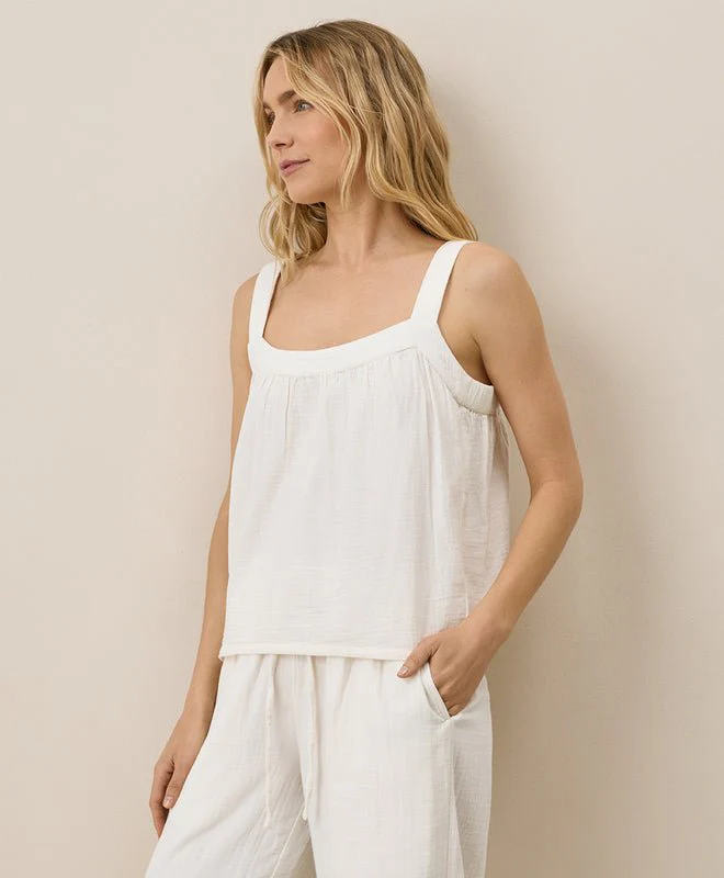 Women's Organic Coastal Double Gauze Breezy Cami - Image 5