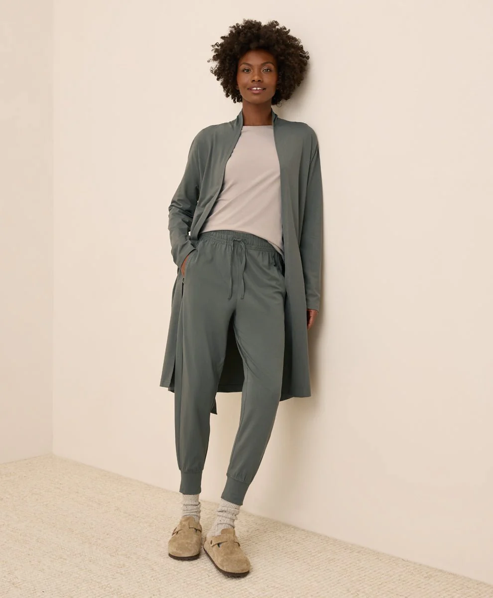 Women's Organic Cool Stretch Lounge Duster - Image 11