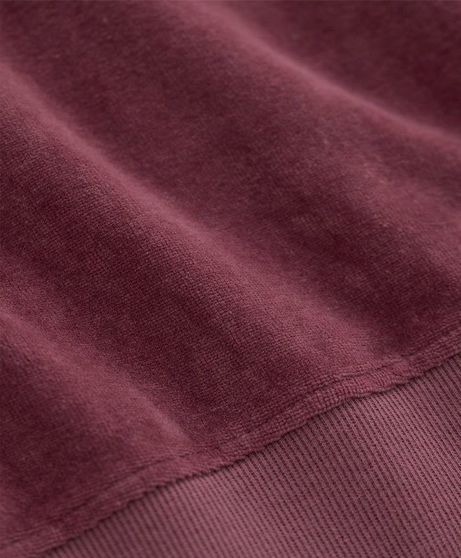 Women's Organic Cotton Velour Wide Leg Crop Pant - Image 7