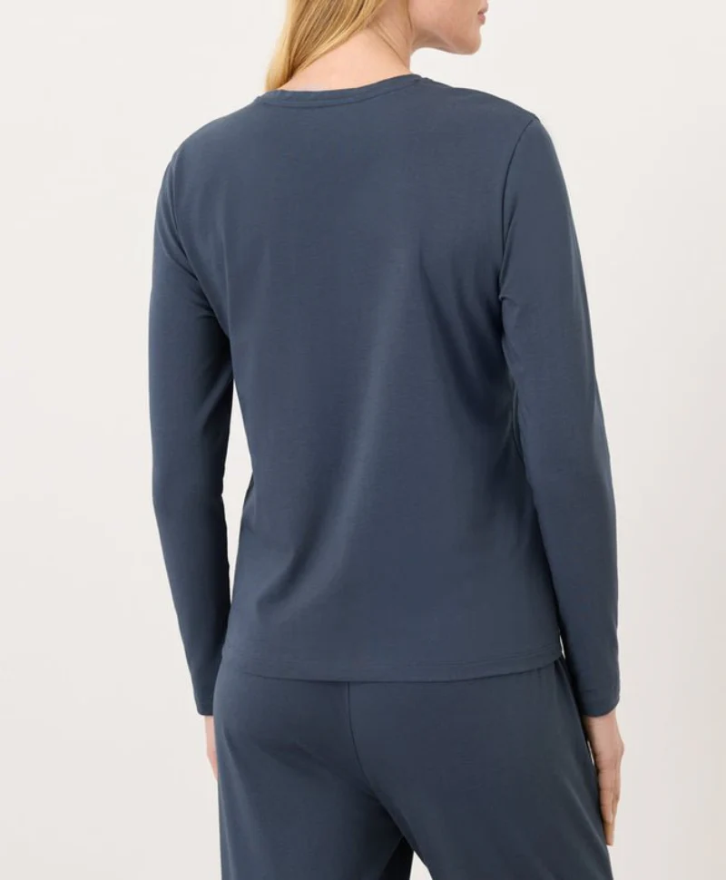Organic Luxe Essential Crewneck Long Sleeve Tee - Image 14
