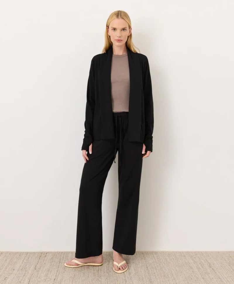 Organic Luxe Essential Wide Leg Pant - Image 2