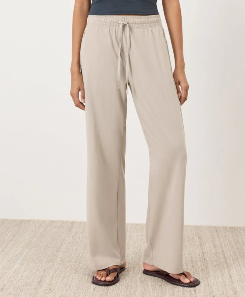 Organic Luxe Essential Wide Leg Pant - Image 3