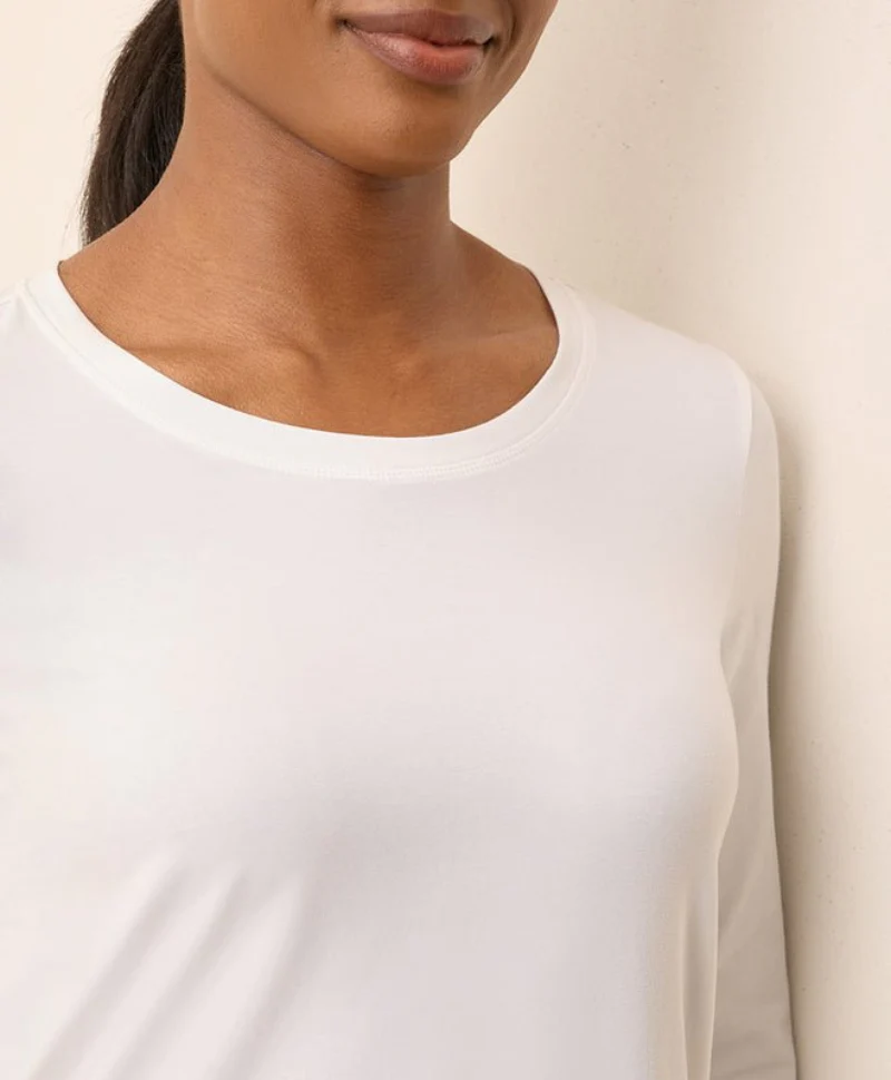 Women's Organic Luxe Stretch Jersey Swing Long Sleeve Tee - Image 14