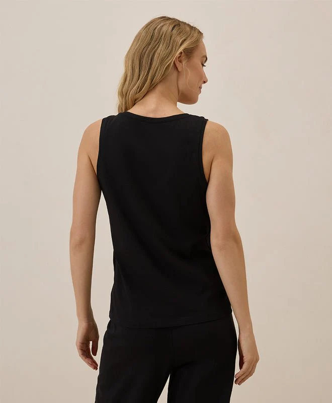 Women's Organic Luxe Stretch Jersey Tank - Image 4