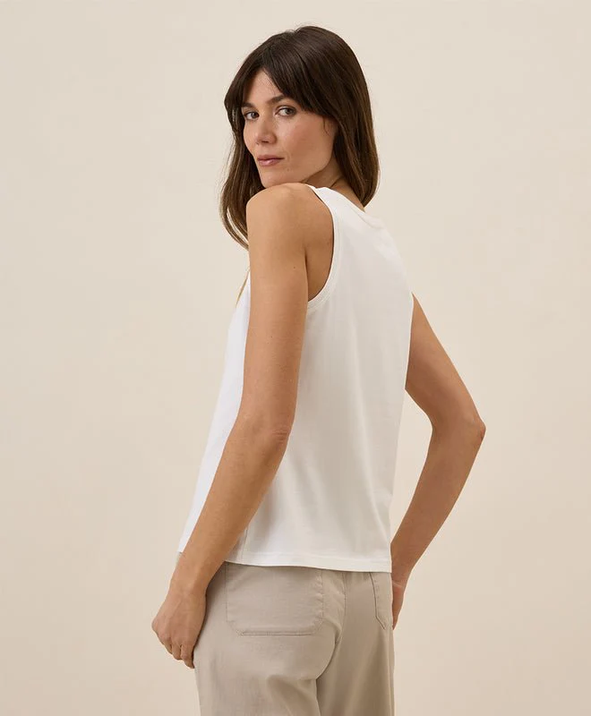 Women's Organic Luxe Stretch Jersey Tank - Image 7