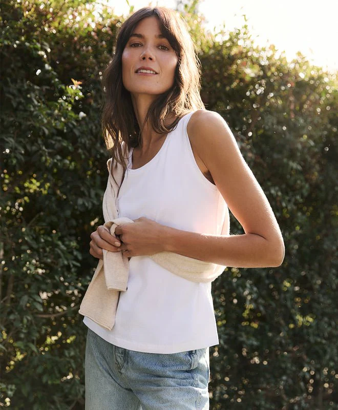 Women's Organic Luxe Stretch Jersey Tank - Image 8