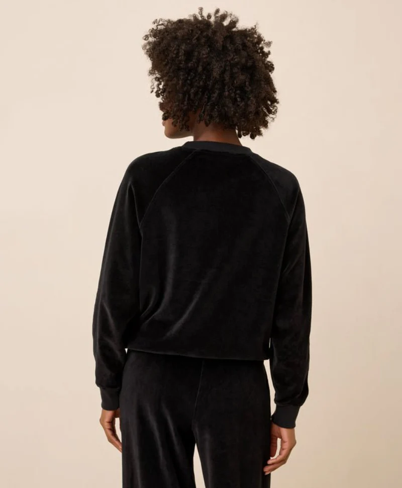 Women's Organic Pure Velour Crew Sweatshirt - Image 5