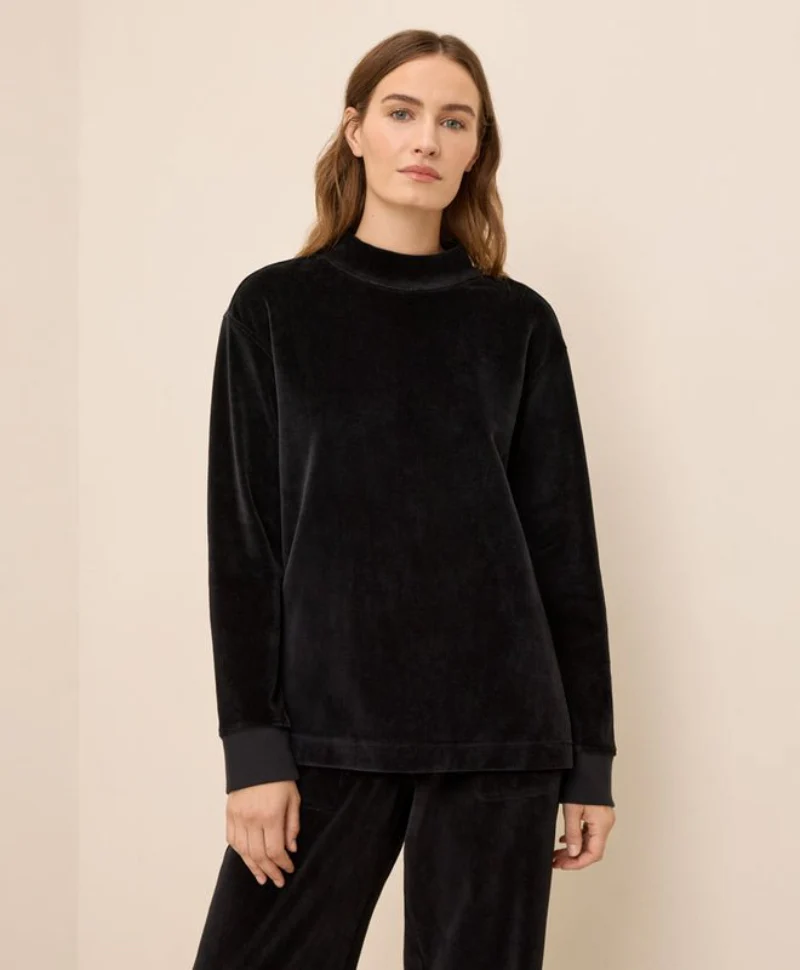 Women's Organic Pure Velour Mock Tunic - Image 10