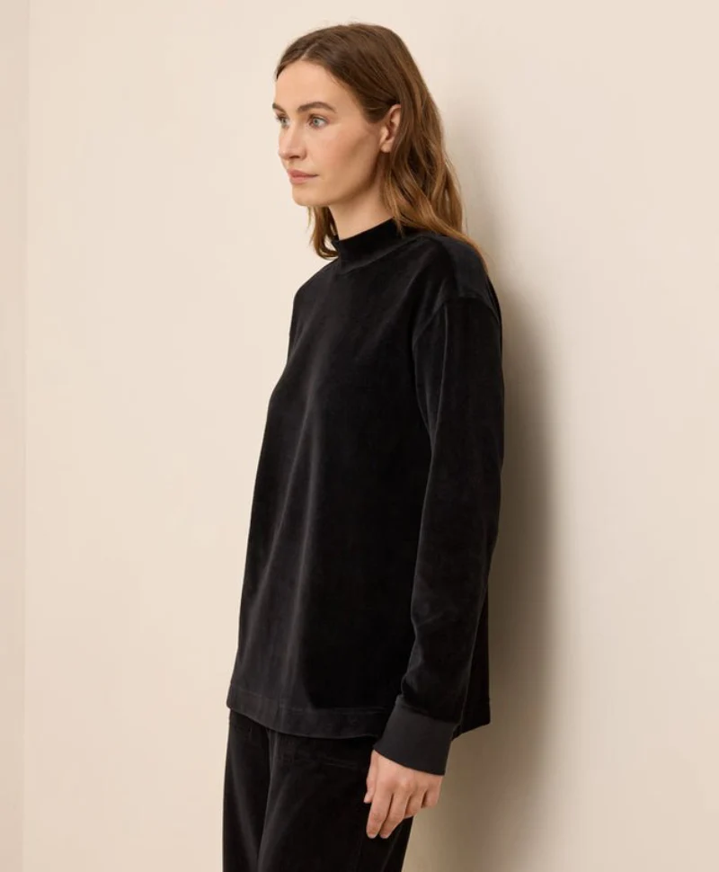Women's Organic Pure Velour Mock Tunic - Image 11
