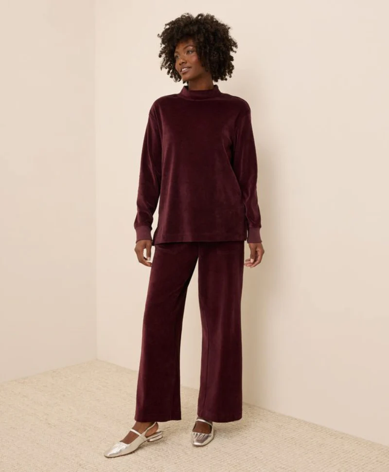Women's Organic Pure Velour Mock Tunic - Image 14