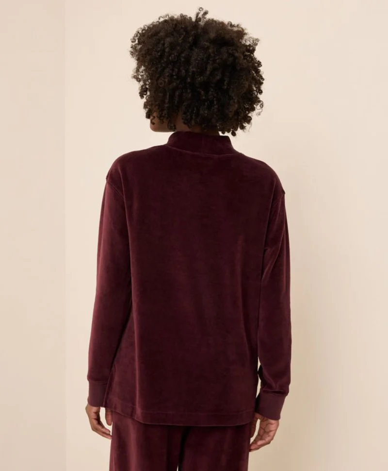 Women's Organic Pure Velour Mock Tunic - Image 16
