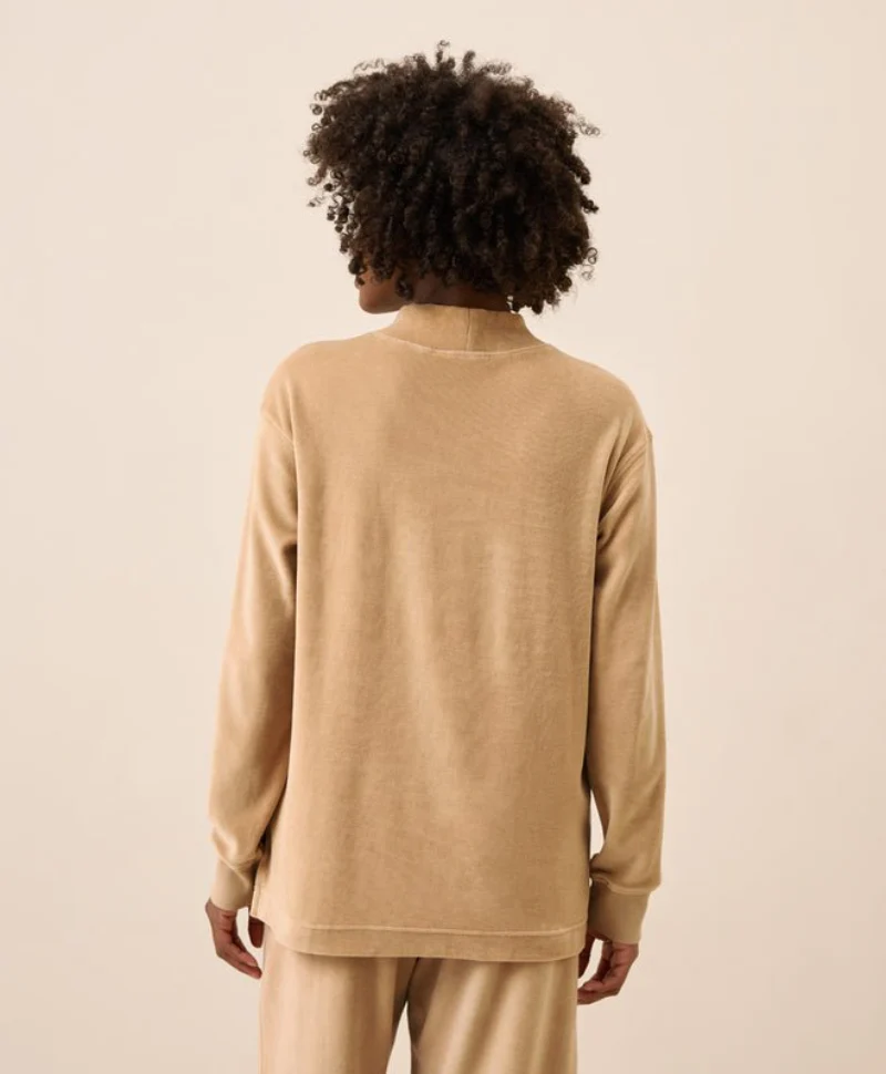 Women's Organic Pure Velour Mock Tunic - Image 7