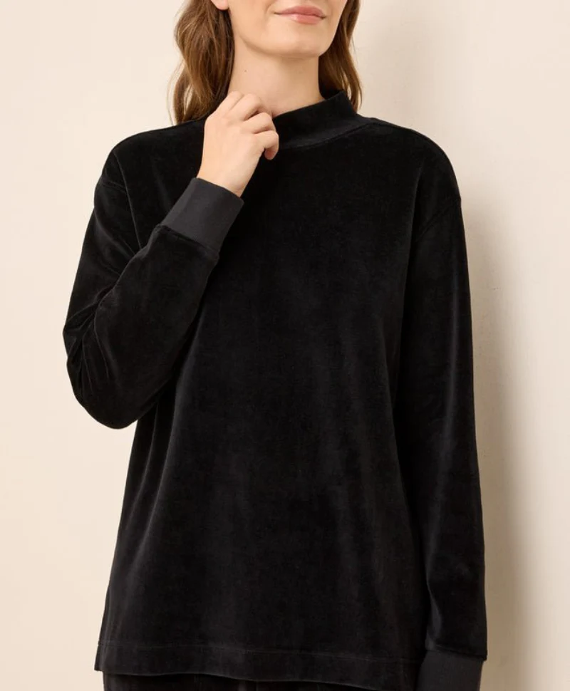 Women's Organic Pure Velour Mock Tunic - Image 8