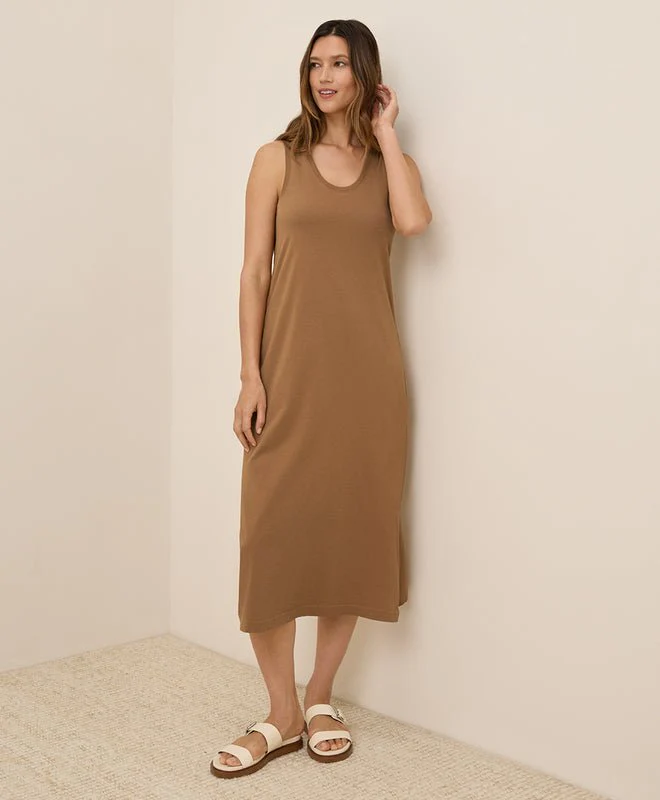 Women's Organic Softspun Tank Midi Dress - Image 4