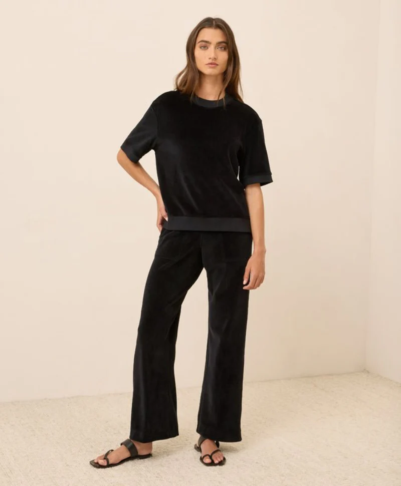 Women's Pure Velour Wide Leg Pant | 26" - Image 3