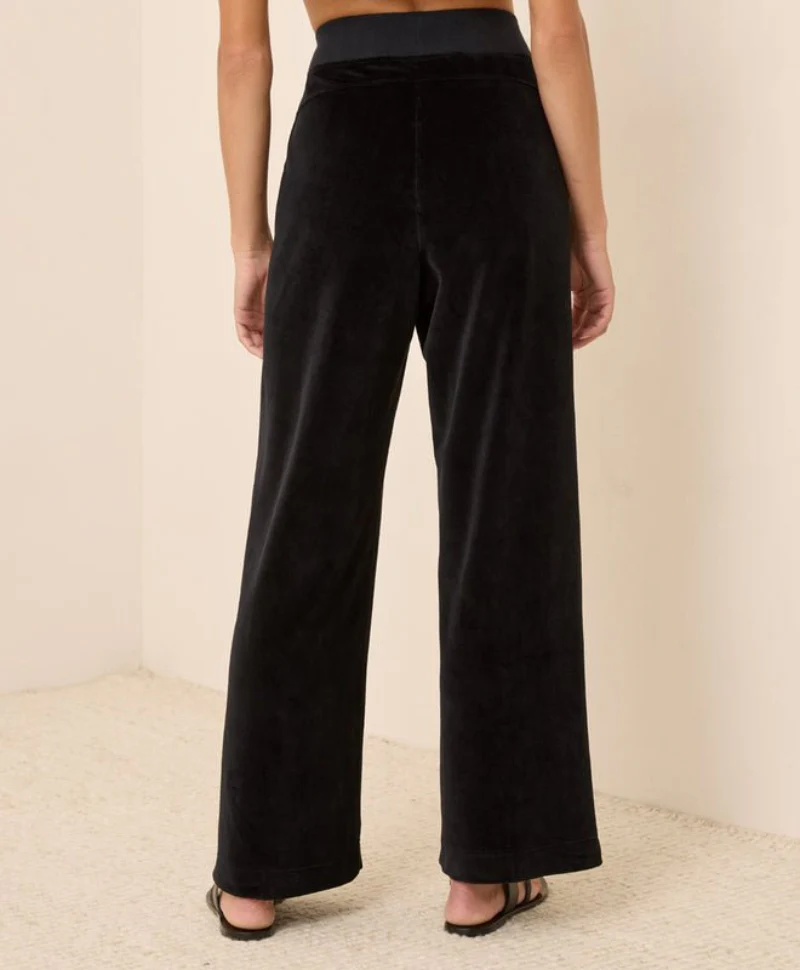 Women's Pure Velour Wide Leg Pant | 26" - Image 4