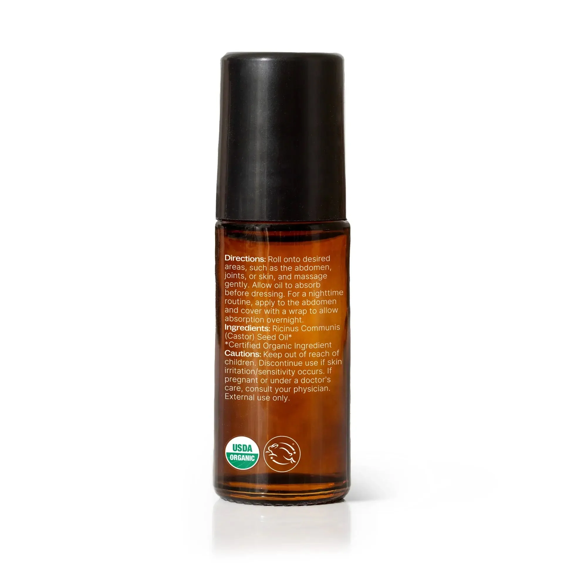 Organic Castor Body Oil Roll-On - Image 3